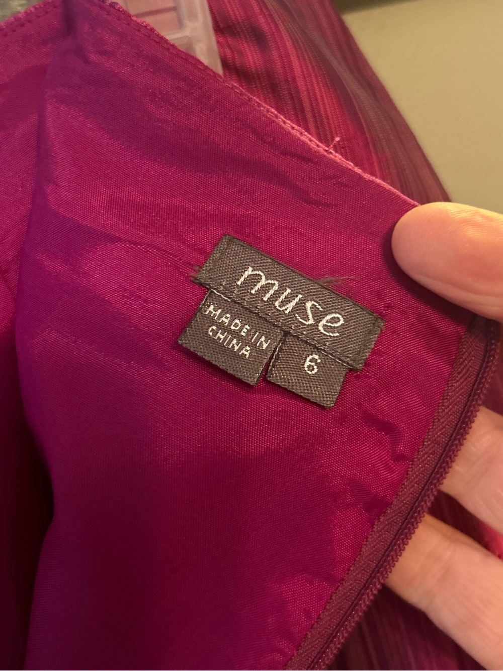 Muse silk skirt with fringe - Picture 14 of 15